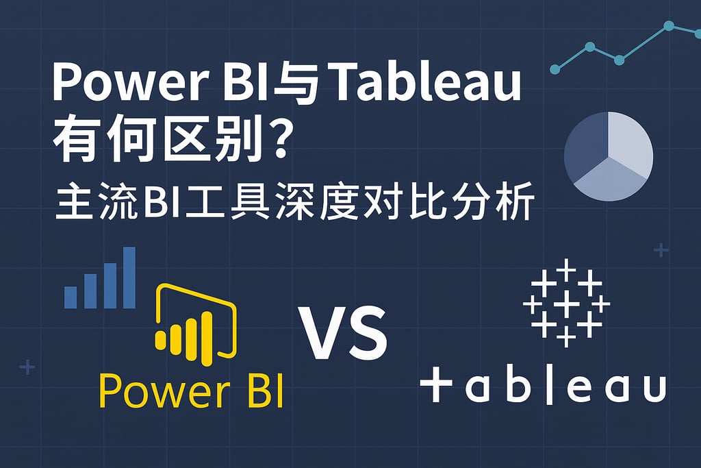 Power BI与Tableau有何区别？主流BI工具深度对比分析